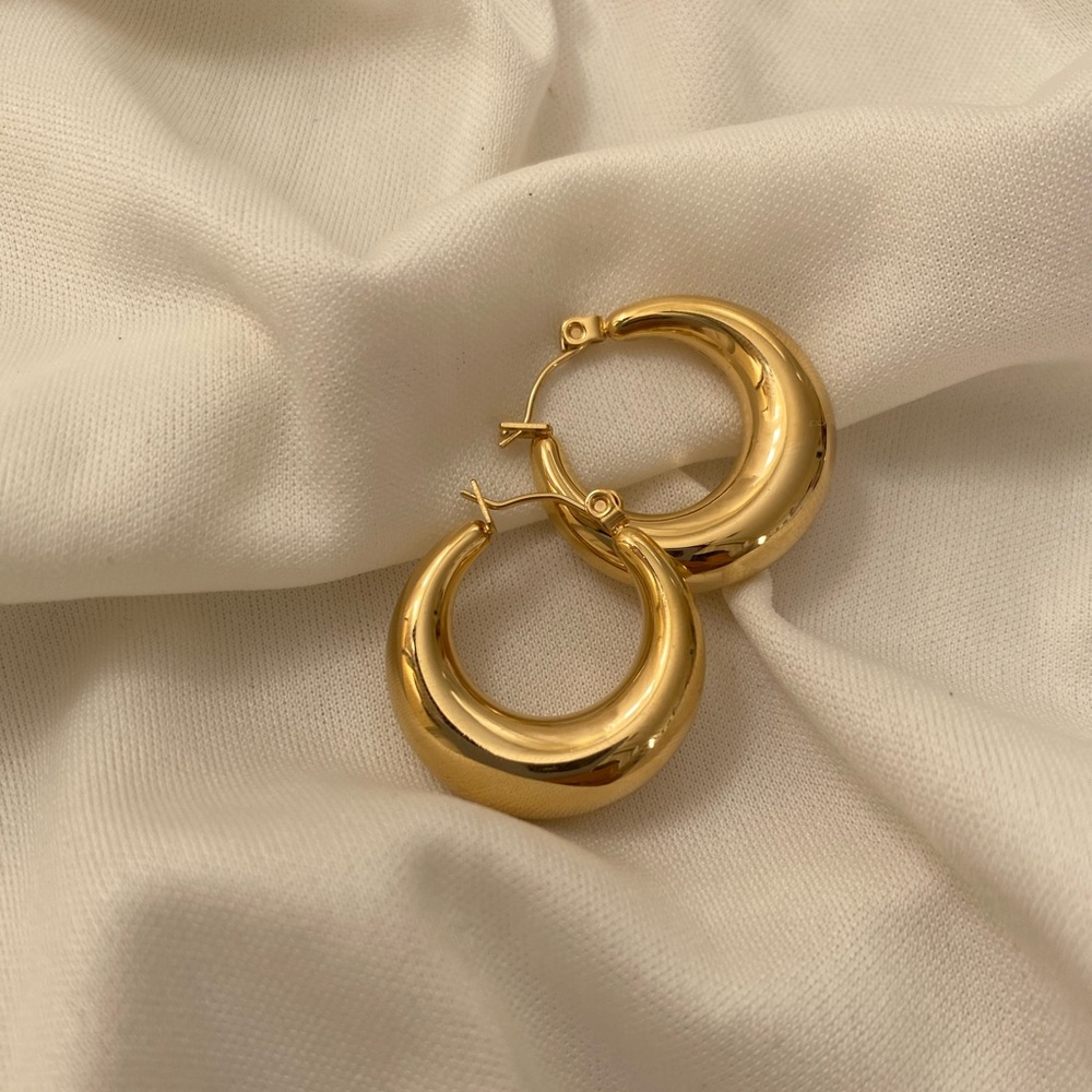 Gold Hoop Earrings